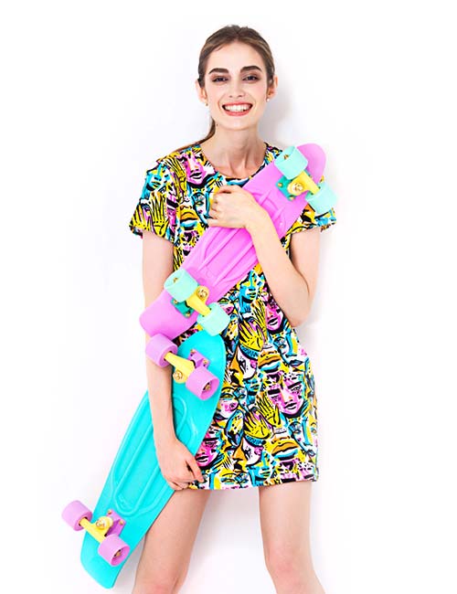 Spring Printed Dress